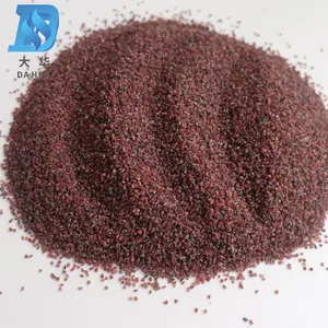 High Hardness Red Garnet Sand Blasting Sand Material Water Knife Sand