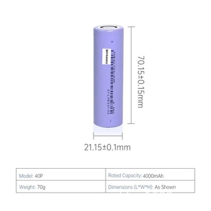 고출력 JP40 <span class=keywords><strong>3</strong></span>.7V <span class=keywords><strong>3</strong></span>.6V INR21700/40P 리튬 이온 FPV 드론 배터리 4000mAh 10C 충전식 뉴홉 800 사이클 <span class=keywords><strong>3</strong></span>개월 보증 - Product Image 2