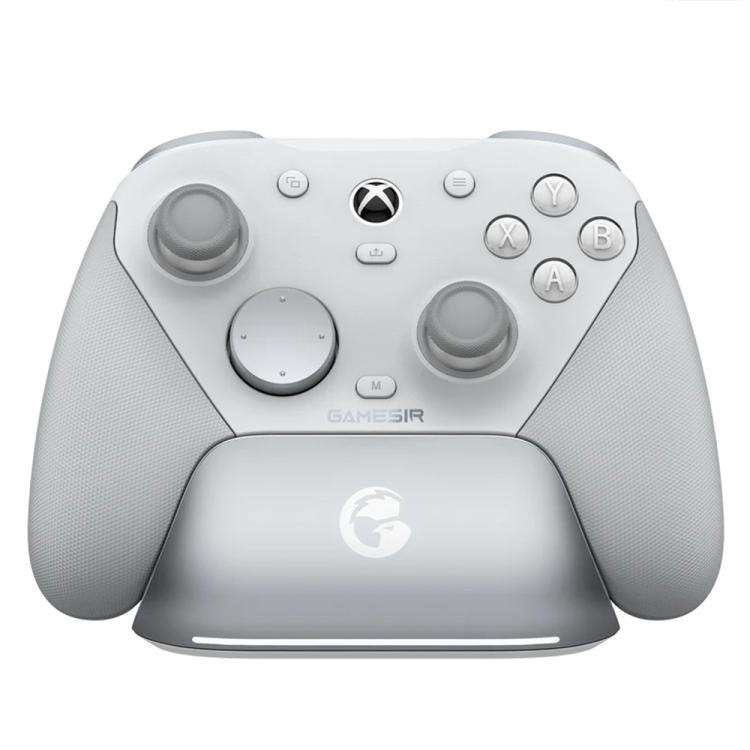 GameSir G7 Pro Tri-Mode Wireless Controller | Hall Effect TMR Sticks, Hair Trigger Mode, 1000Hz Polling, Charging Dock – White (Kuwait)