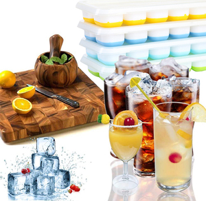 Vendedor on-line moda popular produto colorido, seguro, casa, bar, festa, gelo, bandejas com tampa, <span class=keywords><strong>mini</strong></span> molde de cubo de gelo - Product Image 6