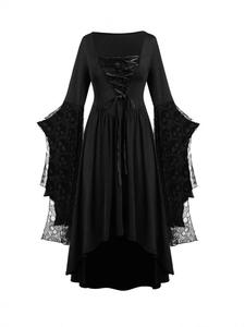 <span class=keywords><strong>Disfraz</strong></span> <span class=keywords><strong>de</strong></span> Vampiresa Medieval para Mujer, <span class=keywords><strong>Disfraz</strong></span> <span class=keywords><strong>de</strong></span> <span class=keywords><strong>Bruja</strong></span> Gótica <span class=keywords><strong>con</strong></span> Mangas <span class=keywords><strong>de</strong></span> Murciélago, Corsé <span class=keywords><strong>de</strong></span> Encaje <span class=keywords><strong>con</strong></span> Calavera, Vestidos <span class=keywords><strong>de</strong></span> <span class=keywords><strong>Bruja</strong></span> <span class=keywords><strong>de</strong></span> Poliéster - Product Image 2