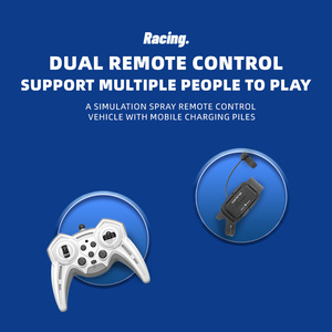 <span class=keywords><strong>Voiture</strong></span> RC de simulation de recharge de véhicule électrique, véhicule télécommandé 2.4G à double pulvérisation, coque en PVC résistante aux chutes, cadeau pour garçons et filles - Product Image 3