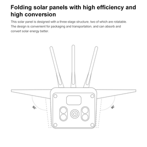<span class=keywords><strong>Ip</strong></span>-<span class=keywords><strong>camera</strong></span> năng lượng mặt trời an ninh Wi-Fi không dây 1080P 2MP không thấm nước hồng ngoại tầm nhìn ban đêm - Product Image 6