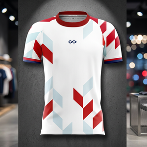 Conjunto de camisetas de fútbol de uniforme personalizado, ropa de fútbol impresa por sublimación, camisetas de fútbol, ropa deportiva de fútbol personalizada, uniforme de equipo de fútbol - Product Image 2