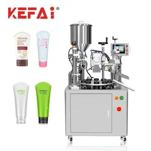 KEFAI Gel Cream lotion Plastic Soft Tube Filling Sealing Machine Toothpaste Tube form fill seal machine price