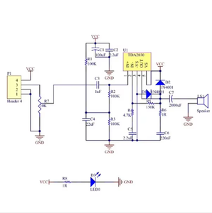 Carte amplificateur audio Tda2030a module amplificateur carte finie 2.0 module amplificateur mono bricolage - Product Image 5