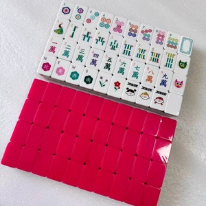 Du Lịch Di Động Mah Jong Thiết Lập Bảng Nhà Máy Tùy Chỉnh <span class=keywords><strong>Mahjong</strong></span> Gạch Sản Xuất Bền Acrylic Mini Mỹ <span class=keywords><strong>Mahjong</strong></span> Gạch - Product Image 2