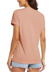 Chemises de fitness et de course à pied en plein air <span class=keywords><strong>UV</strong></span> personnalisées Uspf50 + Chemise de pêche Protection solaire <span class=keywords><strong>T</strong></span>-shirts pour femmes - Product Image 2