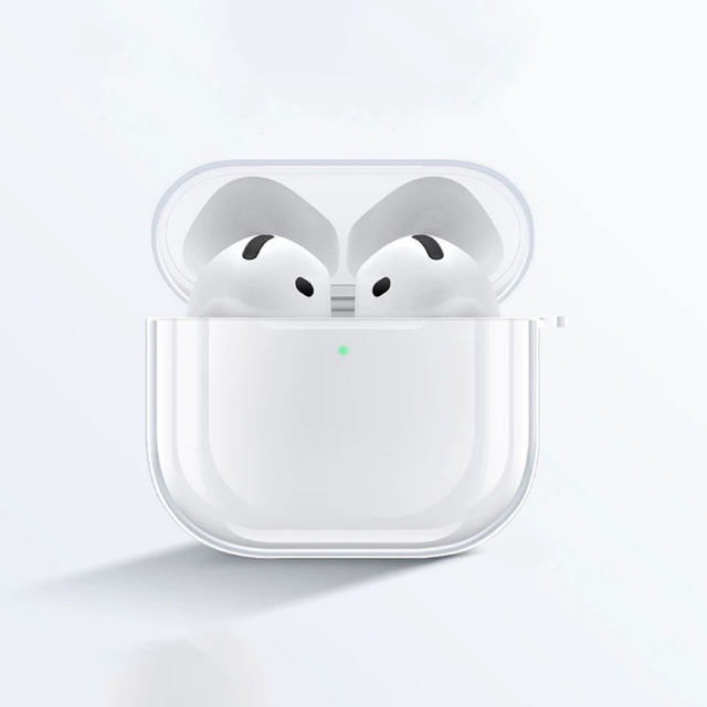 New Arrivals Silicone TPU Protective Earphone Case for Airpods 4 Case Shockproof with Hook