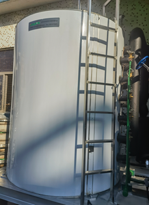 La macchina per il ghiaccio in scaglie di acqua di mare ICEUPS 25ton installa su isola per la lavorazione del pesce - Product Image 2