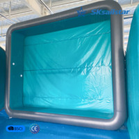 Piscine gonflable en PVC durable et imperméable, facile à installer, grande taille, piscine au sol pour adultes, plaisir estival, respectueuse de l'environnement