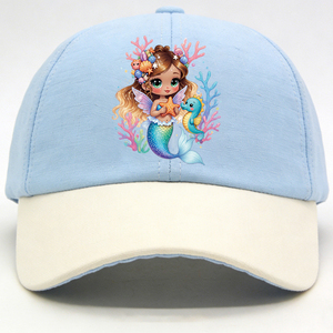 16 autocollants thermocollants mignons sirène, motifs océaniques en vinyle pour T-shirts, sweats à capuche et projets DIY - Product Image 4
