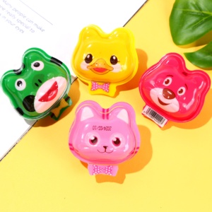 Vente en gros de bonbon gommeux grenouille fourré à la confiture bonbon mou chat fruité marque privée bonbon gommeux canard halal - Product Image 5