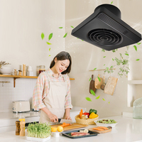 Ventilateur de Plafond Décoratif Électrique Multi-couches SEICOI 100mm/4" IPX45 avec Roulement à Billes pour Cuisine et Salle de Bain (OEM/ODM)