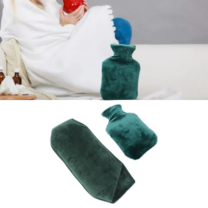 กระเป๋าน้ำร้อนยางพร้อมปลอกคาดเอวผ้าพลัฌนุ่ม บรรเทาอาการปวด - Product Image 4