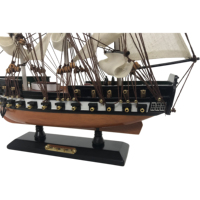 Modelo de Barco USS CONSTITUTION de 38 cm, Calidad de Museo, Edición Limitada, Modelo de Barco Americano de Madera, Decoración MAGA
