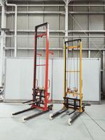 Nouveau chariot élévateur de Machine de levage de chariot de poussée Mobile à bas prix d'empileur électrique en acier pour le type d'élingue de câble métallique d'industrie de détail