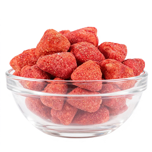 Fraises lyophilisées sans sucre à forte demande, vente en gros de fraises séchées, fruits secs en vrac, fraises lyophilisées - Product Image 2