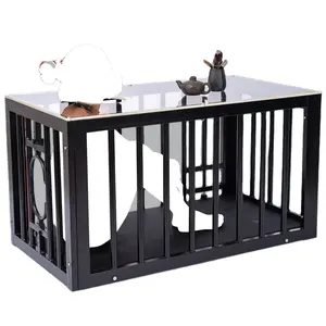 custom tag bondage slave bdsm coffee table cage sex punishment toys big cage bondage bdsm cage bdsm furniture