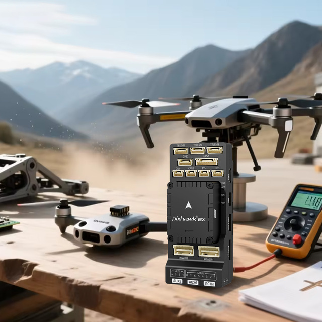 Holybro Pixhawk 6X Autopilot PIX Flight Controller for Remotely Controlling Quadcopters As a Basic Accessory for Multi-rotor