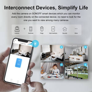 Caméra de sécurité IP sans fil Wi-Fi <span class=keywords><strong>GK</strong></span>-<span class=keywords><strong>200MP2</strong></span>-<span class=keywords><strong>B</strong></span> <span class=keywords><strong>SONOFF</strong></span> 1080P HD 360 Angle de vision IR Vision nocturne fonctionne avec Alexa Google Assistant - Product Image 6