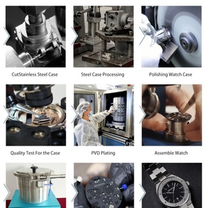 Montres mécaniques Besseron 8215, mouvement mécanique, bracelet en acier inoxydable de luxe, montres automatiques lumineuses pour hommes - Product Image 5