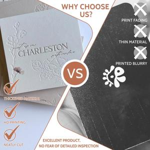 Enveloppes de style occidental conçues sur mesure, fabriquées en papier texturé, de haute qualité et élégantes, parfaites pour les vœux de fêtes - Product Image 2