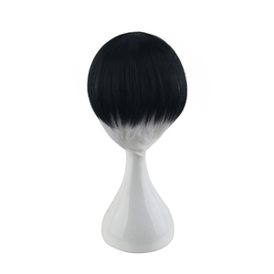 Tokyo Ghoul corto negro con blanco <span class=keywords><strong>Cosplay</strong></span> peluca <span class=keywords><strong>Kaneki</strong></span> Ken Sasaki peluca - Product Image 5