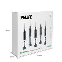 RELIFE Jeu de tournevis en acier RL-730A Cannon King Classic Series Jeu de tournevis en acier S2 Jeu de tournevis en alliage d'aluminium