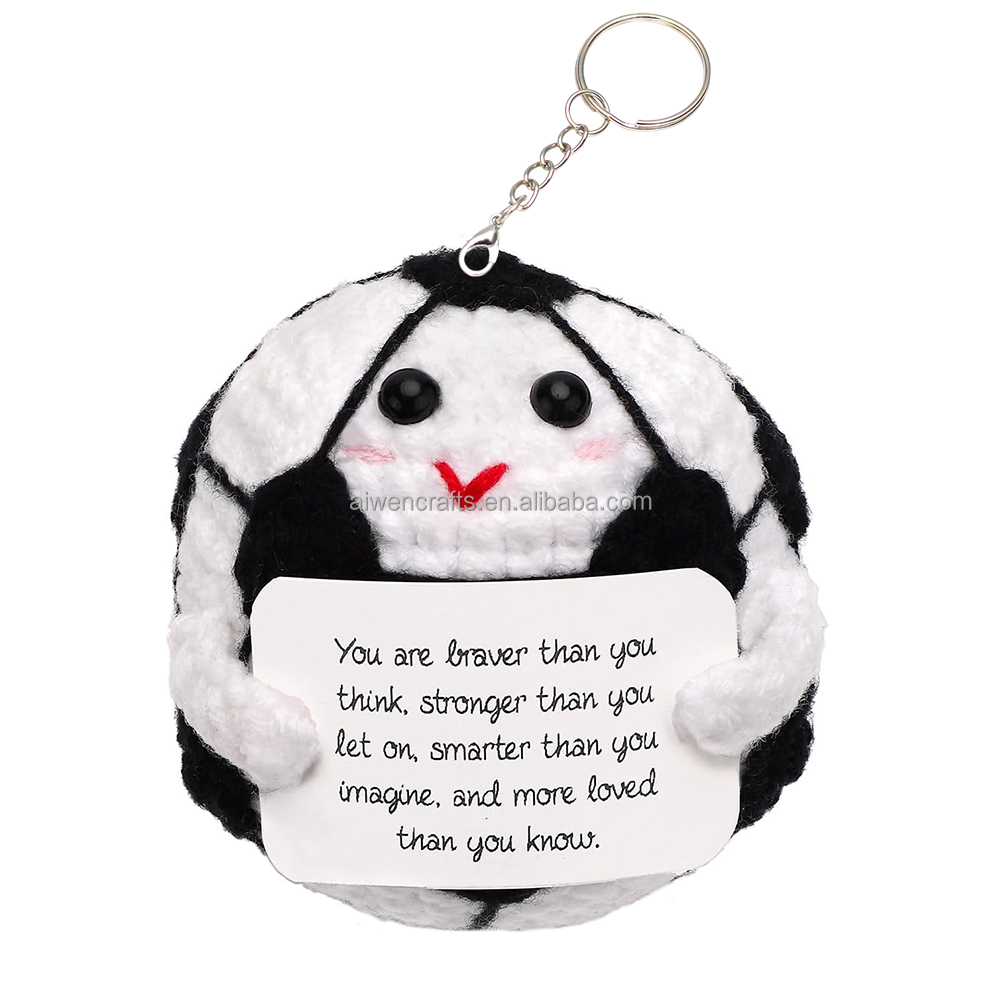 Noir et blanc avec porte-clés