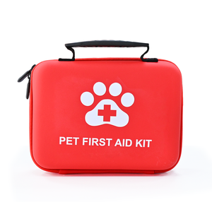 Trousse de premiers secours d'urgence portable grande capacité - ROUGE PU Imperméable pour soins des animaux de compagnie (chien/chat) Voyage en plein air et <span class=keywords><strong>camping</strong></span> - Product Image 6
