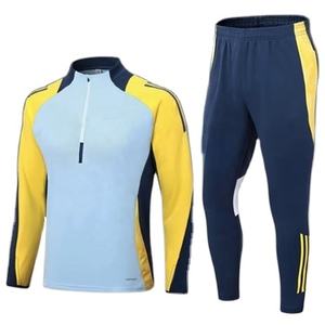 Traje de Entrenamiento de Fútbol Personalizado al por Mayor Chándal de Fútbol de Manga Larga Chaqueta de Fútbol de Calidad Superior Ropa Deportiva para Entrenamiento de Fútbol - Product Image 1