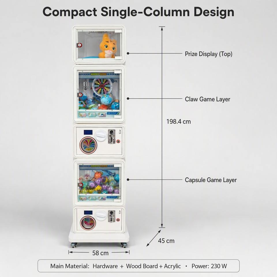 Rectangular Key In Machine Double Layer Gashapon Machine| Alibaba.com