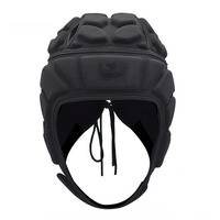 Casque de protection personnalisé rembourré souple, casque de rugby, casque de football américain, équipement de protection, casque de jeu de football américain bleu ABS Gua