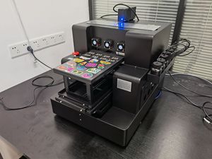 UV DTF Printer Full Set AB Film Automatic UV Flatbed Varnish Printer for Phone case Bottle Glass Metal Sticker - Product Image 3