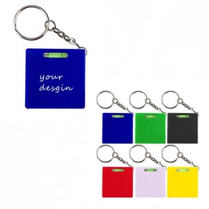 <b>Square</b> Tape Measure W/Level & <b>Key</b> Chain - Product Image 1