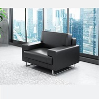Dernier modèle de mobilier de bureau moderne sur mesure canapé sectionnel en cuir de repos canapé de luxe de bureau dans la salle d'attente