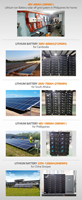ESS Lifepo4 Batterie au lithium 48v 100ah 200ah 300ah 400ah 500ah 1000ah pour le stockage de l'énergie solaire Batteries solaires