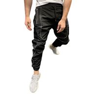 Pantalon de survêtement pour hommes, à faisceau réfléchissant, Hip-hop, lumineux, décontracté, vêtement de sport, vente en gros,