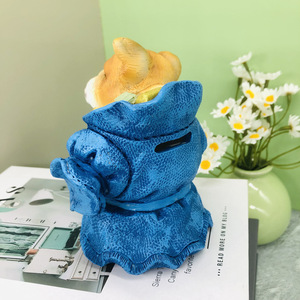 Nuevas artesanías de resina de gran venta, adornos de hucha para perros pequeños adecuados para regalos de escritorio para sala de estar - Product Image 6