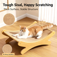 Griffoir antidérapant pour chat, lit et chaise longue durables en sisal, sans perte de fibres, protège votre canapé, griffoir pour chat, lit à griffer pour chat