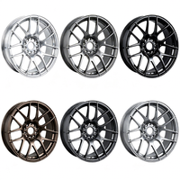 Jantes en alliage d'aluminium forgé monobloc 18 19 20 21 22 23 24 pouces 5x100 5x120 multi-branches noires pour voiture