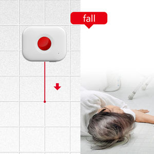 Application gratuite étanche WiFi SOS bouton d'urgence système d'alarme personne âgée utilisation de l'alarme de salle de bain - Product Image 1