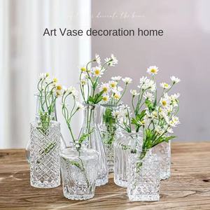 Florero de Vidrio Ovalado Pequeño, Moderno, Simple y Elegante para Mesa, Bodas, Baño, Decoración del Hogar, Flores Decorativas al por Mayor - Product Image 2