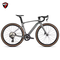 Prix d'usine GRAVEL-V3 Vélo de course sur route en carbone SENTRYEH 13 vitesses avec transmission électronique sans fil et freins à disque