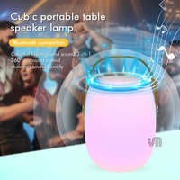 Speaker Lamp Portabel Tahan Air 5.3 untuk Hotel, Camping Outdoor - Sistem Suara LED RGB Nirkabel dengan Remote Kontrol USB