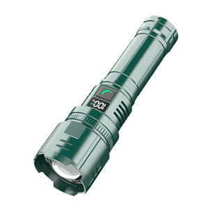 <b>Flashlight</b> With Lcd Digital Display 18650 Rechargeable Battery <b>Led</b> White Light Outdoor Portable Lighting - Product Image 3