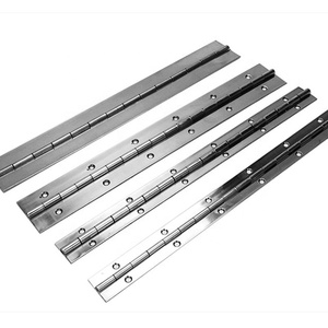 Hing Supplier Furniture Stainless Steel / Aluminium Continuous Piano Hinge Long Door Hinges For Cabinet Piano Jewelry Box