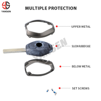 Porte-clés en gros pour BMW E38 E39 E46 X3 X5 Z3 Z4 1/3/5/7 Series Cover Shell Keychain 2024 Accessoires de voiture de haute qualité