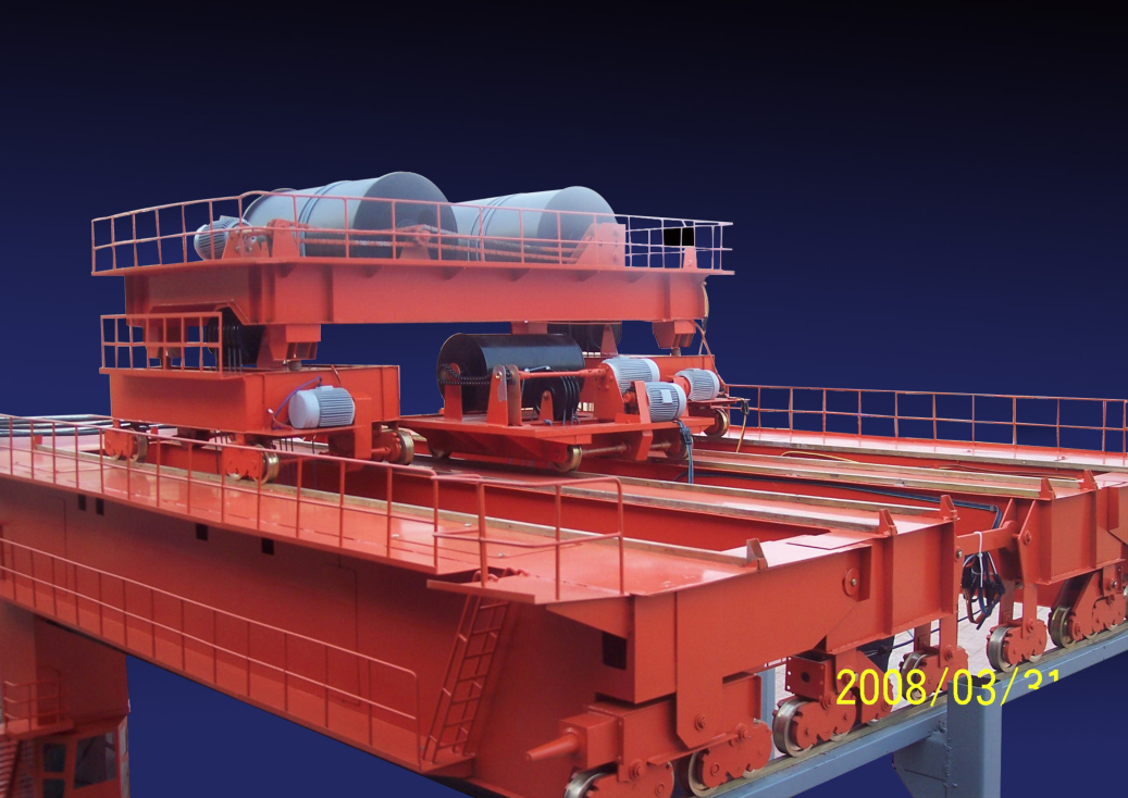 160T Electric Overhead Bridge Travelling Cranes A7 YZS Type Four Beam for Customized